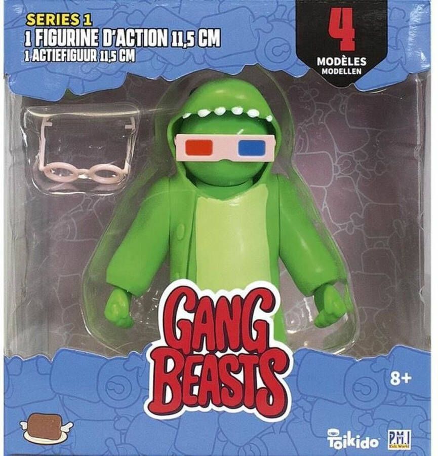 Lansay Actiefiguren Gang Beasts Lot #3 11 5 cm