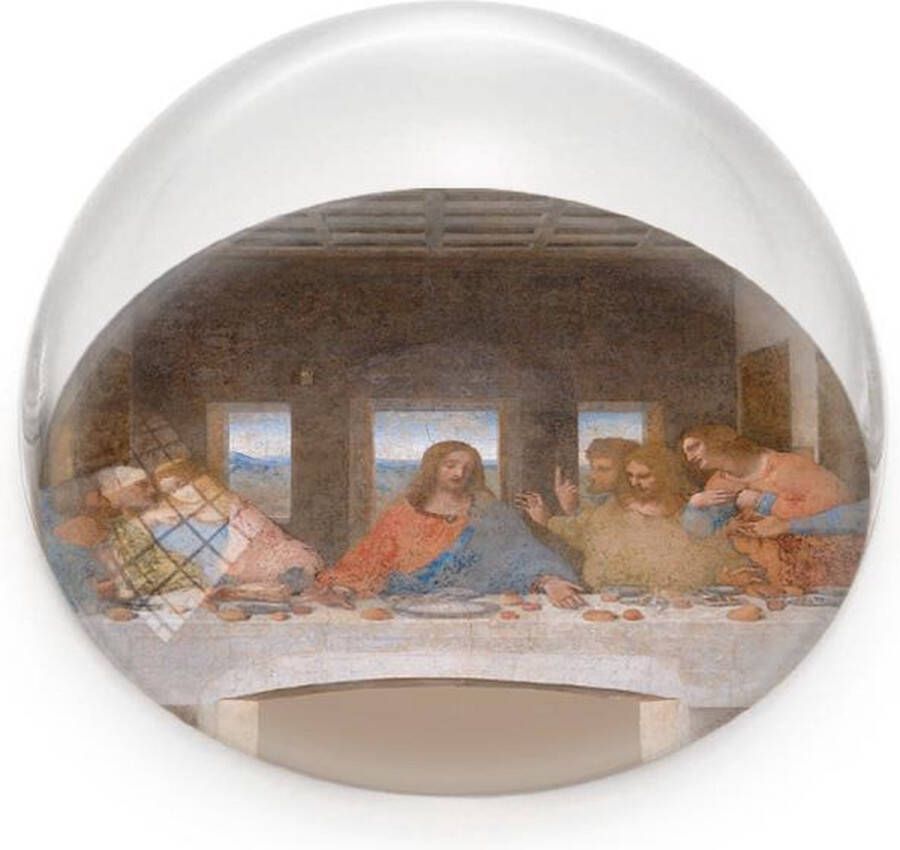 Lanzfeld (museumwebshop.com) Glazen bolle presse papier Leonardo Da Vinci Laatste avondmaal