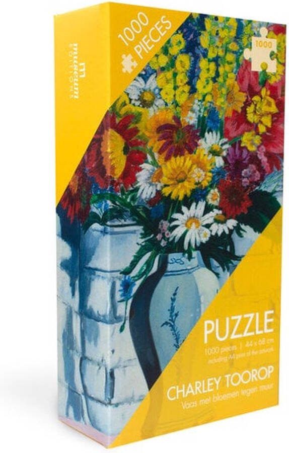 Lanzfeld (museumwebshop.com) Legpuzzel 1000 stukjes Charley Toorop Vaas met bloemen tegen muur