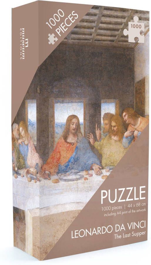Lanzfeld (museumwebshop.com) Puzzel 1000 stukjes Leonardo Da Vinci Het laatste avondmaal