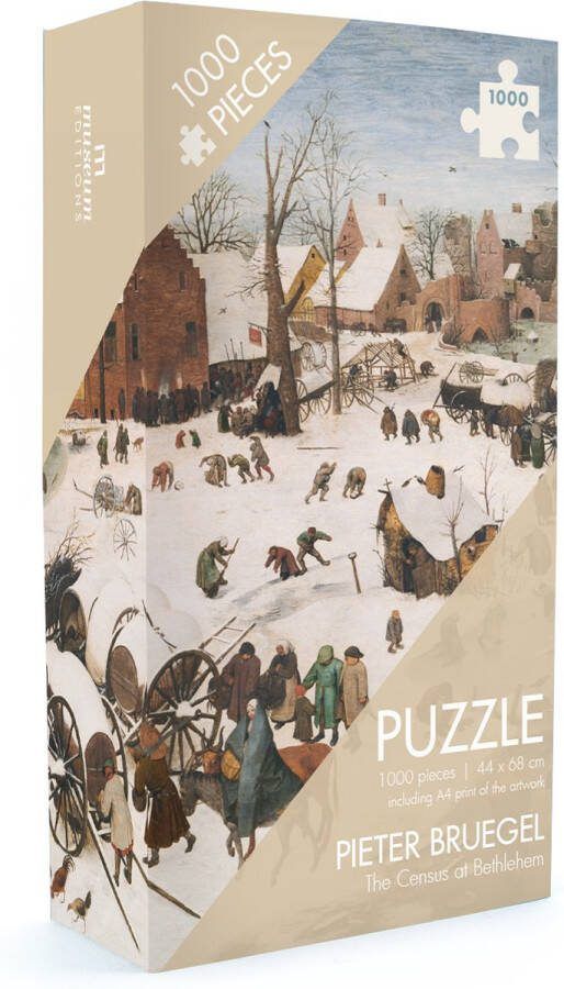 Lanzfeld (museumwebshop.com) Puzzel 1000 stukjes P.Bruegel de Oude Census in Bethlehem