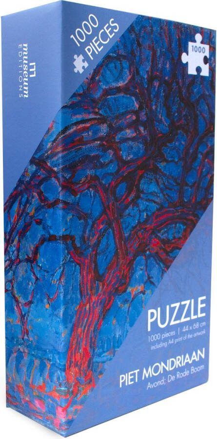 Lanzfeld (museumwebshop.com) Puzzel 1000 stukjes Rode boom Mondriaan
