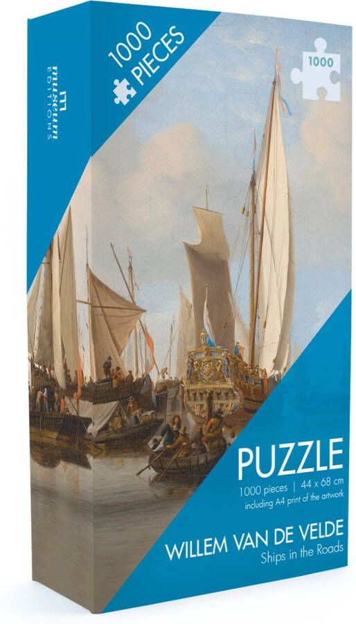 Lanzfeld (museumwebshop.com) Puzzel 1000 stukjes Van de Velde Schepen