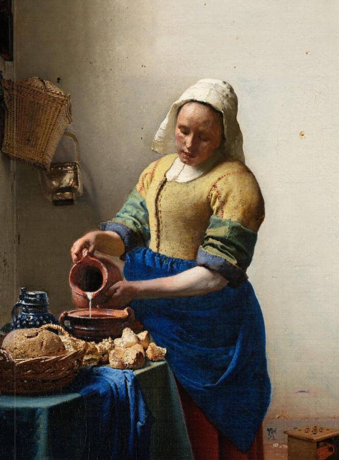 Lanzfeld (museumwebshop.com) Schetsboek Johannes Vermeer De Melkmeid Rijksmuseum