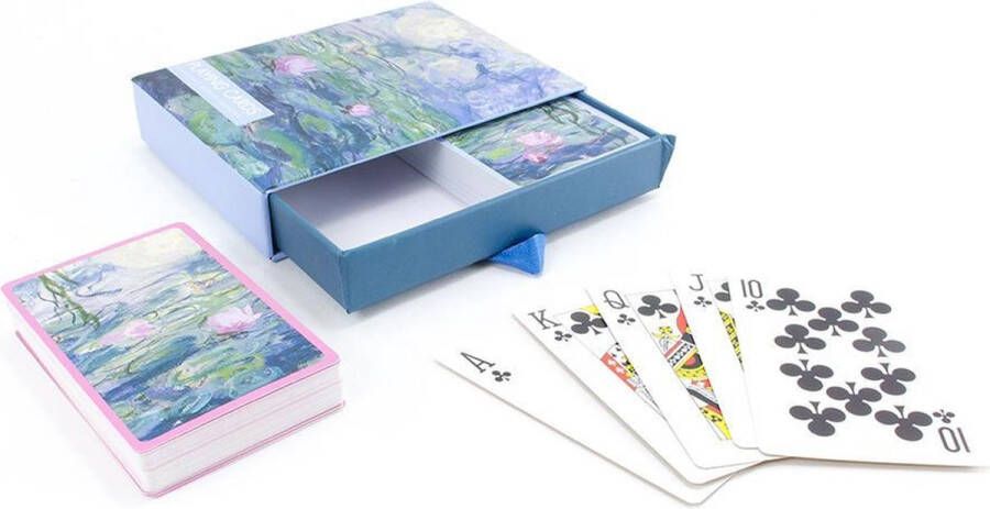 Lanzfeld (museumwebshop.com) Set van 2 speelkaarten Monet Waterlelies