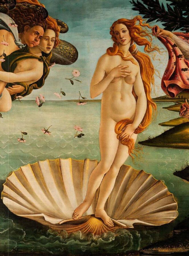 Lanzfeld (museumwebshop.com) Softcover kunst schetsboek Botticelli Geboorte van Venus