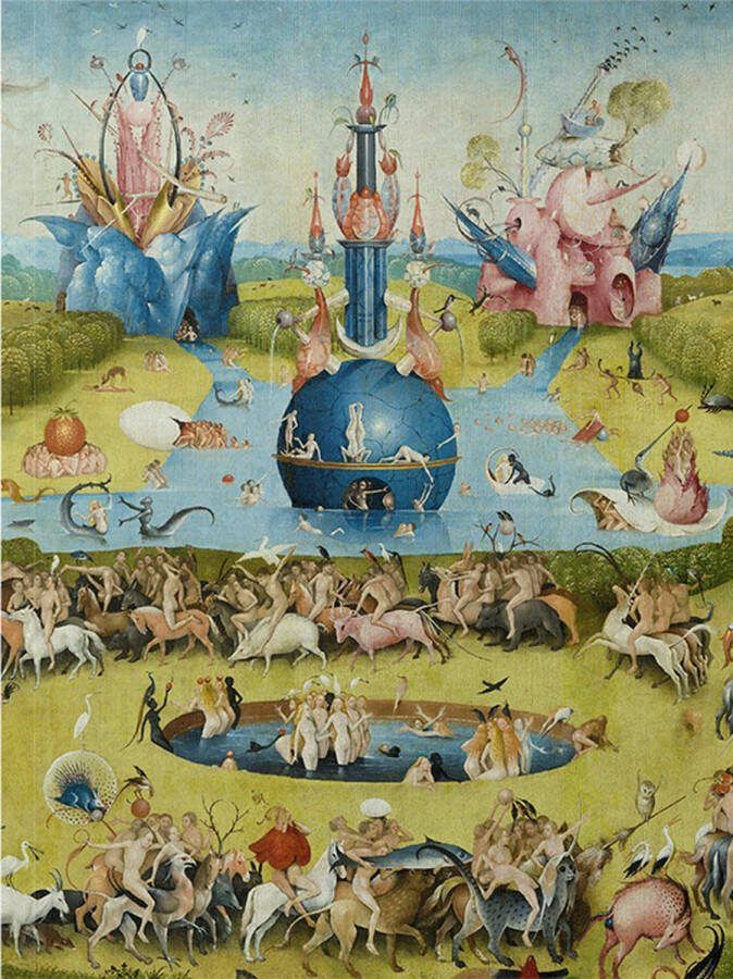 Lanzfeld (museumwebshop.com) Softcover kunst schetsboek Jheronimus Bosch Tuin der Lusten