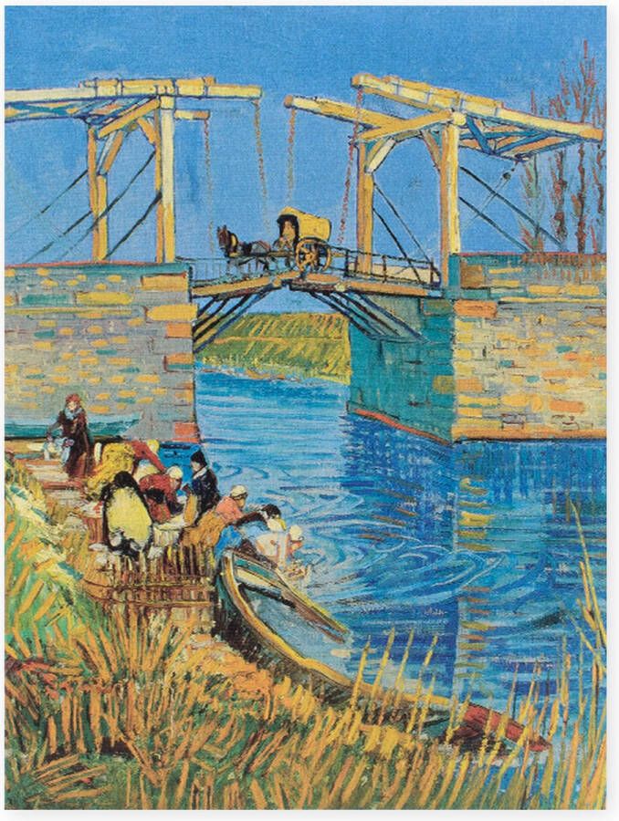 Lanzfeld (museumwebshop.com) Softcover kunst schetsboek Kröller-Müller Museum Brug te Arles Vincent van Gogh