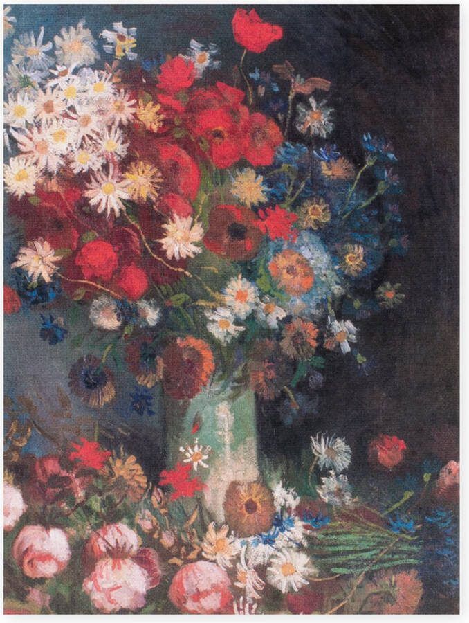 Lanzfeld (museumwebshop.com) Softcover kunst schetsboek Kröller-Müller Museum Stilleven met akkerbloemen Vincent van Gogh