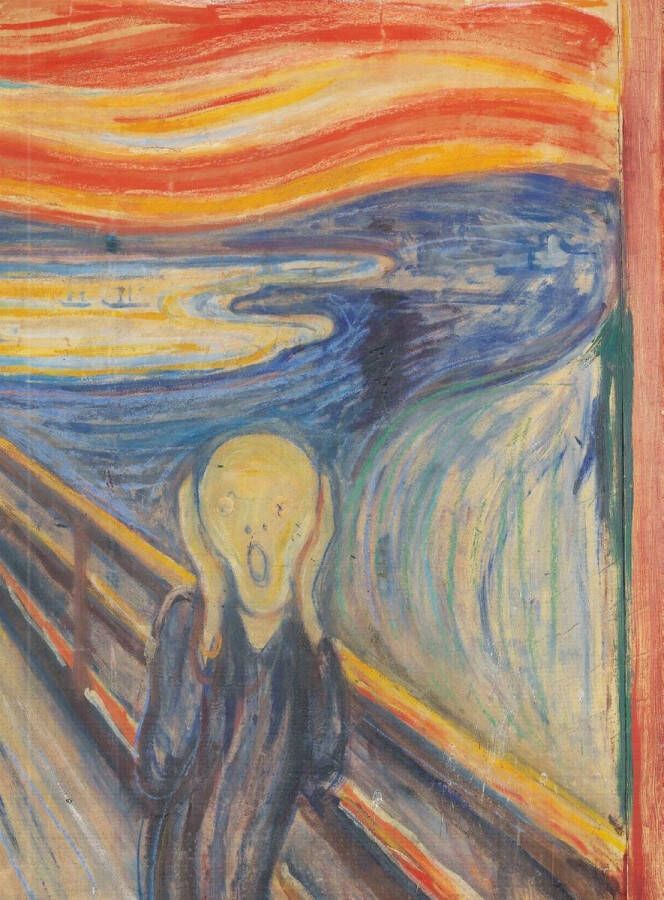 Lanzfeld (museumwebshop.com) Softcover kunst schetsboek Munch de schreeuw