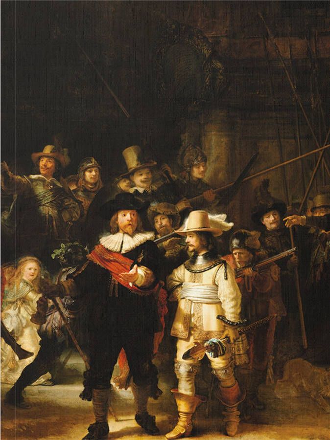 Lanzfeld (museumwebshop.com) Softcover kunst schetsboek Rembrandt De Nachtwacht