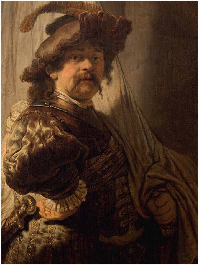 Lanzfeld (museumwebshop.com) Softcover kunst schetsboek Rembrandt van Rijn De Vaandeldrager