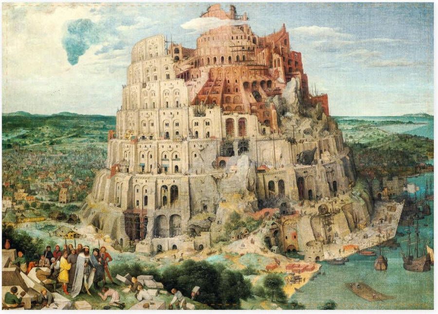 Lanzfeld (museumwebshop.com) Theedoek Toren van Babel Bruegel