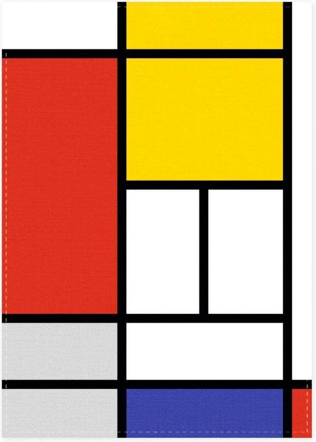 LANZFELD Theedoek Mondriaan 50 x 70 cm
