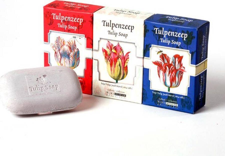 LANZFELD Tulpenzeep J. Marrel Handzeep Set van 3 zeepjes