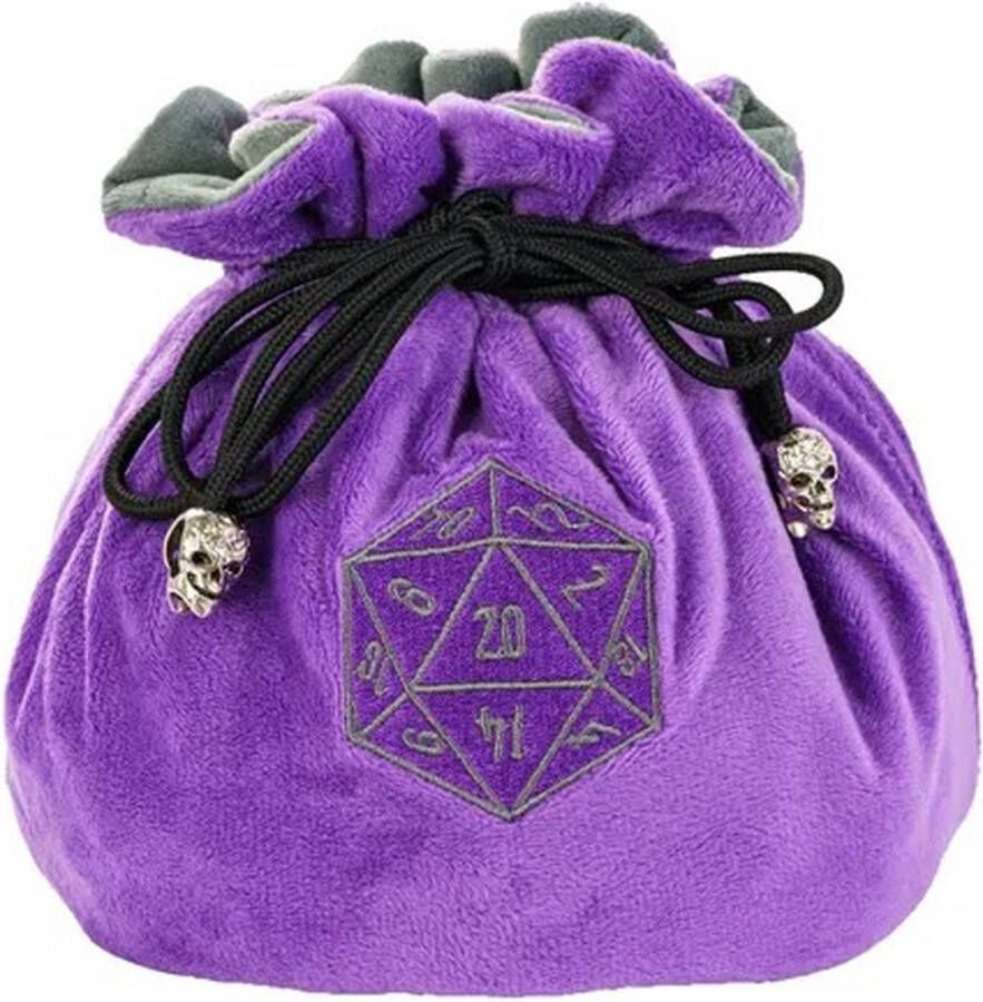 Lapi Toys Dungeons and Dragons Dice Bag DnD dice bag D&D storage bag Dice Pouch Polydice bag Fluweel Paars