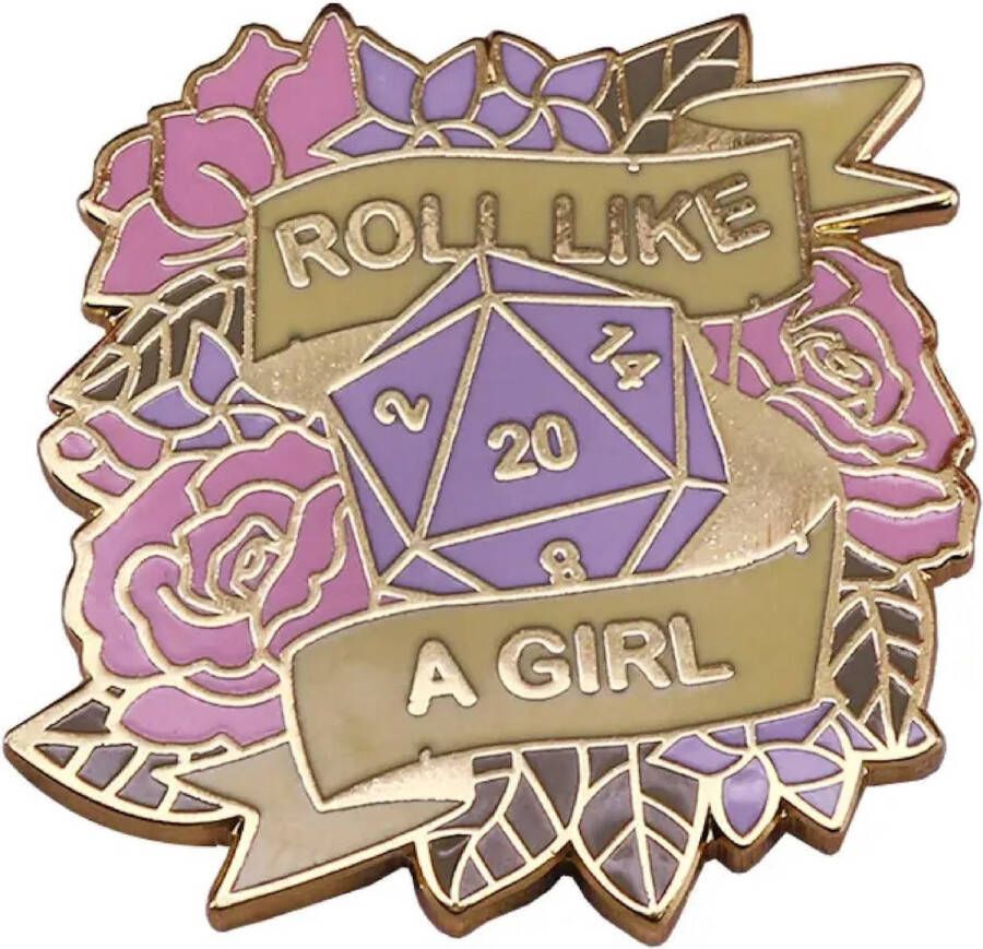 Lapi Toys Dungeons and dragons Pin DnD D&D Metaal Pastel Goud
