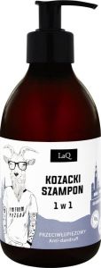LaQ Kozak 1-in-1 anti-roos shampoo met tea tree extract en twaalf kruiden complex 300ml