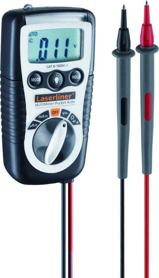 Laserliner MultiMeter-Pocket Digitale Multimeter AC DC 600V & 200mA