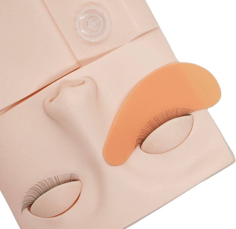 Lash Lines Siliconen herbruikbare eyepads Oranje Wimperextensions Oogpads Eye patches Eye pads
