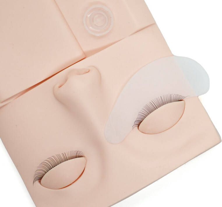 Lash Lines Siliconen herbruikbare eyepads pearly silver Wimperextensions Oogpads Eye patches Eye pads