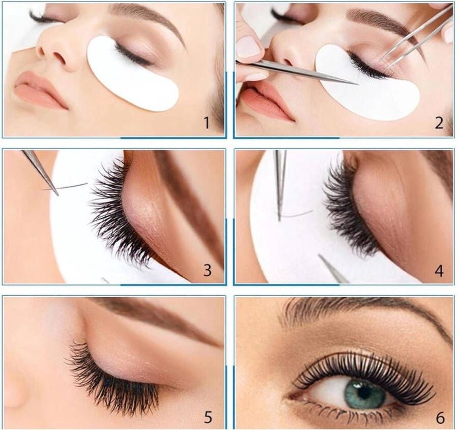 Lashes & Beauty By Patricia nu 20 paar gratis bij 200 stuks 100 paar eye patches -WIMPEREXTENSION EYEPADS OOGKUSSENS PLUISVRIJ eye pads