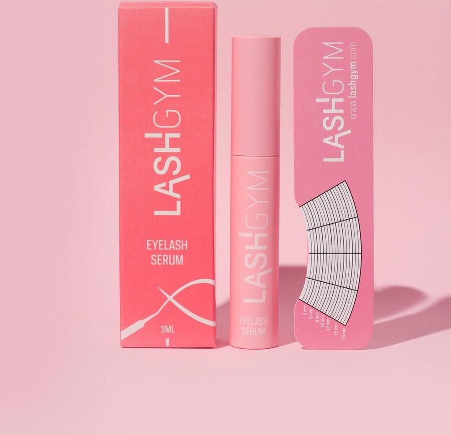 LASHGYM Wimperserum Vegan Eyelash serum Lange Wimpers Volle Wimper 4 Weken Resultaat Wenkbrauw Serum Stimuleert Wimpergroei Lash Lift Verzorgt Groei
