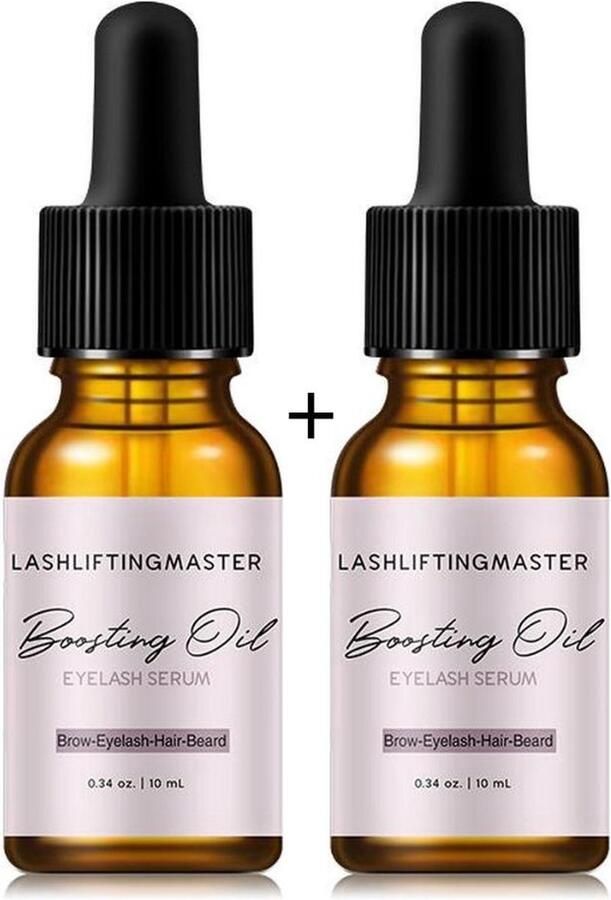 LashLiftingMaster GIFTBOX Boosting Eyelash Oil 3d slaapmasker borstel Wimper Serum met Vitamine C en E Wonderolie Natuurlijk sterke lange dikke wimper groei Castor olie Lashlift haarolie baardolie