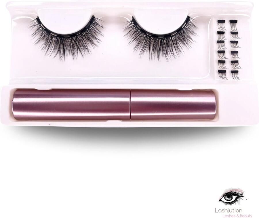 Lashlution Magnetische Wimpers Sheila Dramatic Collectie Starterkit Magnetische Eyeliner en Anchor Magneten