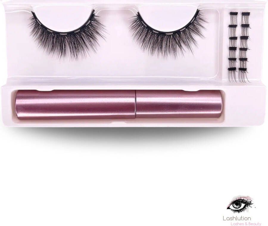 Lashlution Magnetische Wimpers Anouk Dramatic Collectie Starterkit Magnetische Eyeliner en Anchor Magneten