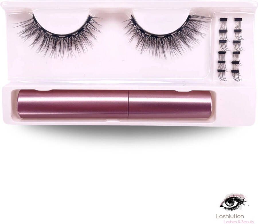 Lashlution Magnetische Wimpers Lily Dramatic Collectie Starterkit Magnetische Eyeliner en Anchor Magneten