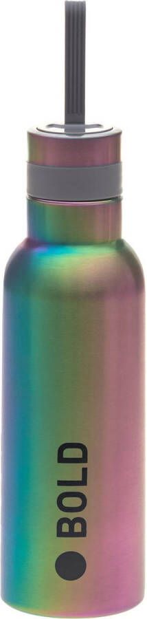 Lässig Schoolbeker Drinkfles Roestvrij Staal 750 ml Rainbow