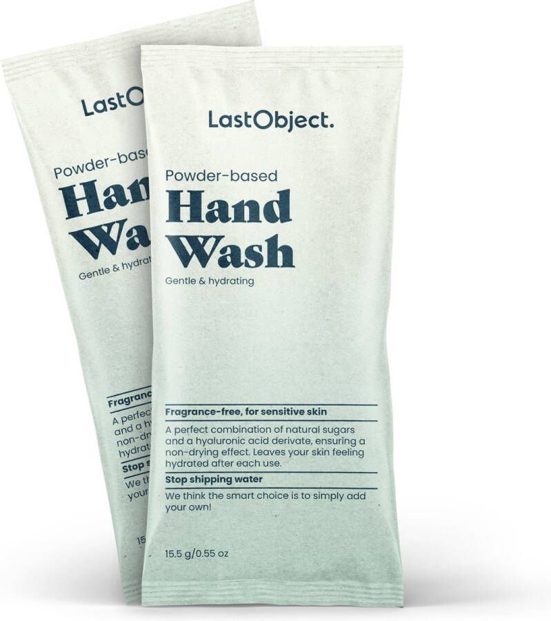 Lastobject handzeep navulverpakking alleen water toevoegen 1 zakje goed voor 250 ml geschikt voor alle zeeppompjes
