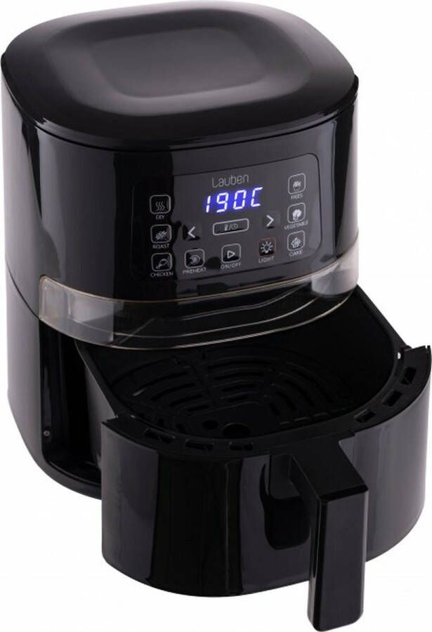 Lauben LBNHAF4000BC friteuse Enkel 4 l 1600 W Heteluchtfriteuse Zwart