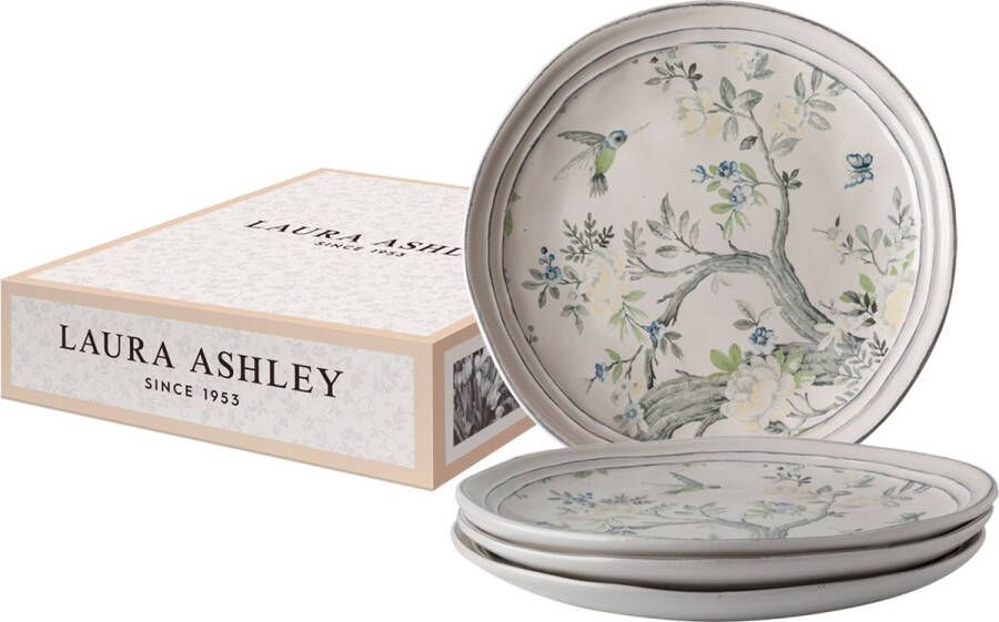 Laura Ashley Artisan Collectables Borden set van 4 Ø 23cm Belvedere