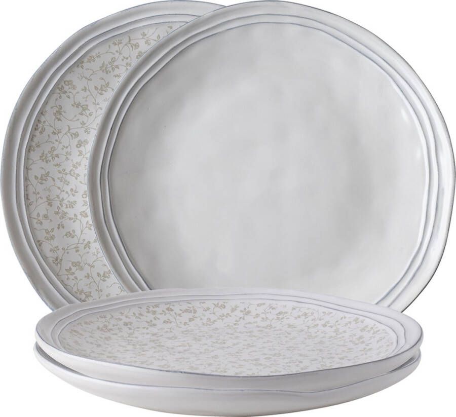 Laura Ashley Artisan Collectables Borden set van 4 Dinerborden Ø 26cm Kerst servies