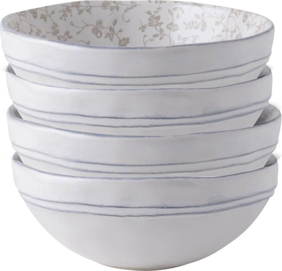 Laura Ashley Artisan Collectables Kommen set van 4 Schaaltjes Ø13cm