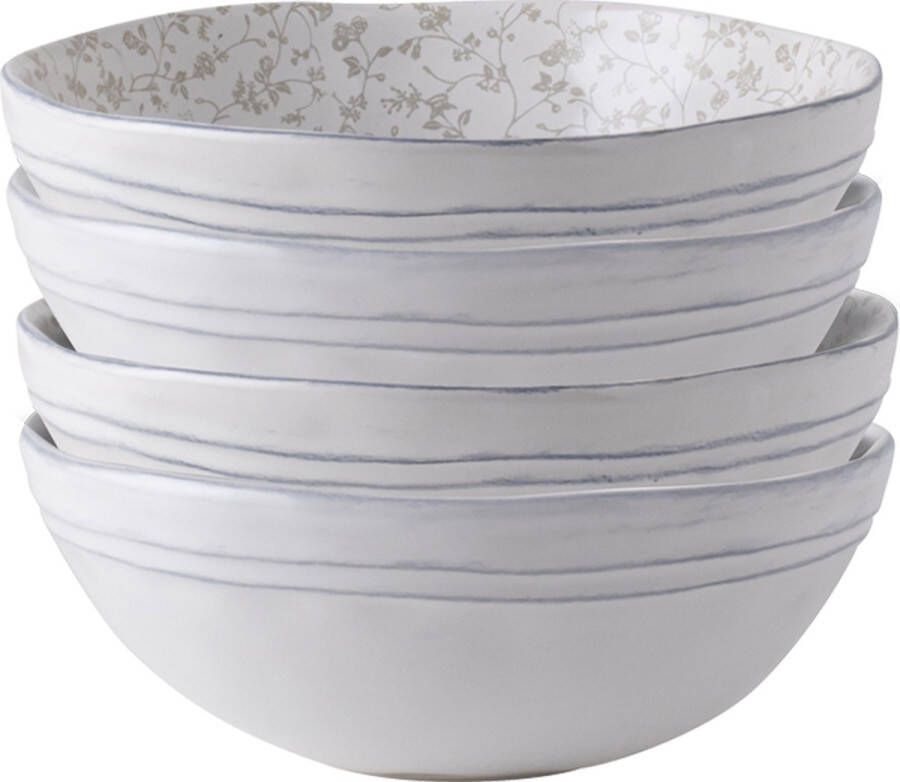 Laura Ashley Artisan Collectables Kommen set van 4 Schaaltjes Ø16cm