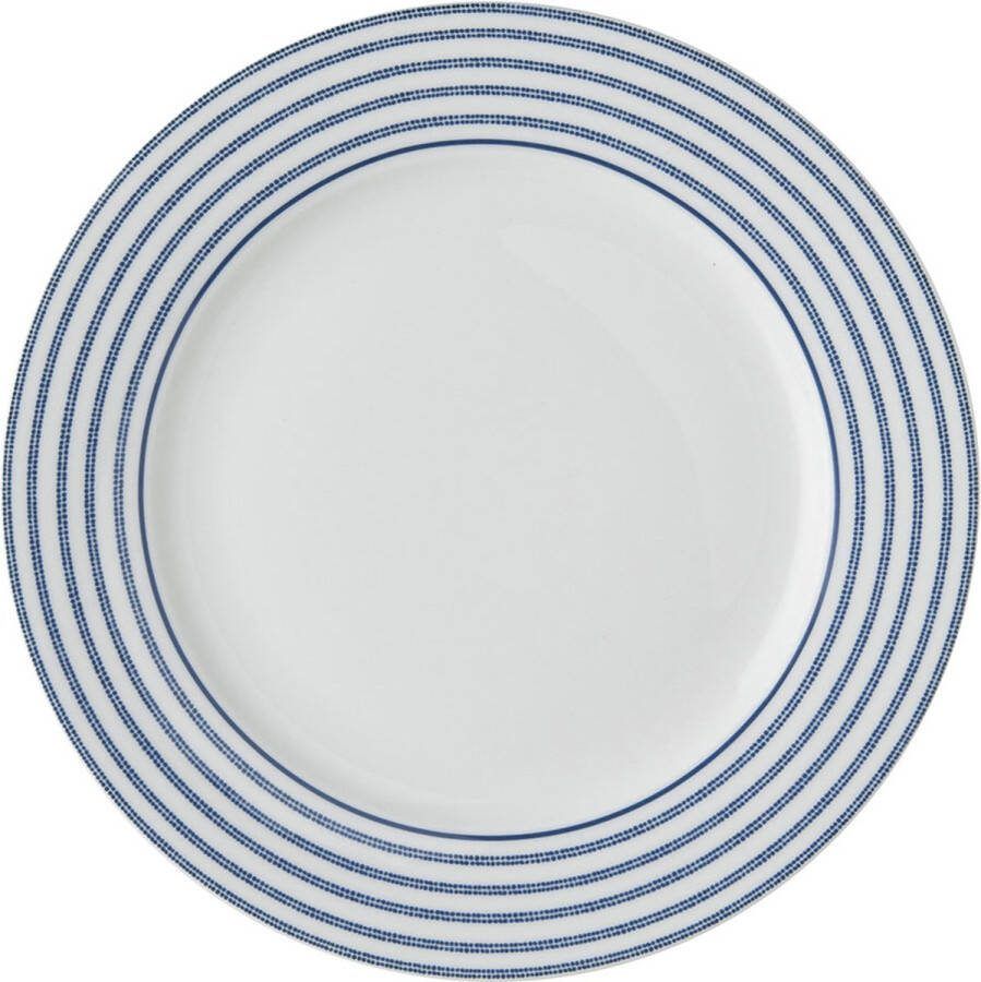 Laura Ashley Blueprint Collectables Borden Plat Ø 20cm Candy Stripe Kerst servies Borden