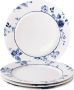 Laura Ashley Blueprint Collectables Borden set van 4 Ø 20cm China Rose Kerst Servies Borden - Thumbnail 1