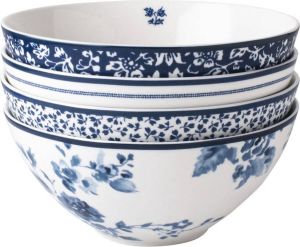 Laura Ashley Blueprint Collectables Giftset 4 Kommen 16 cm Assorti