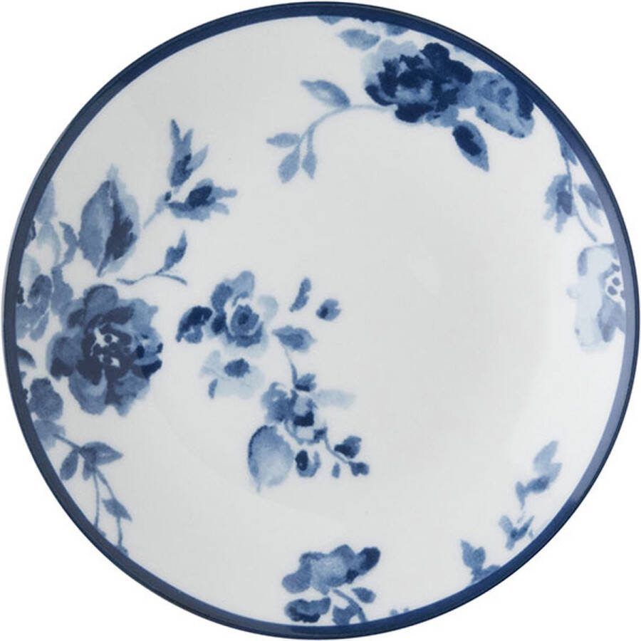 Laura Ashley Blueprint Collectables Petit Four Borden klein Ø12 cm China Rose Gebaksbordjes Kerst Servies Borden
