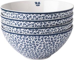 Laura Ashley Blueprint Collectables Giftset 4 Kommen 16 cm Floris