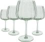 Laura Ashley Glass Collectables Gin tonic glazen set van 4 Cocktail glazen Mondgeblazen Handgemaakt Groen 52 cl - Thumbnail 1