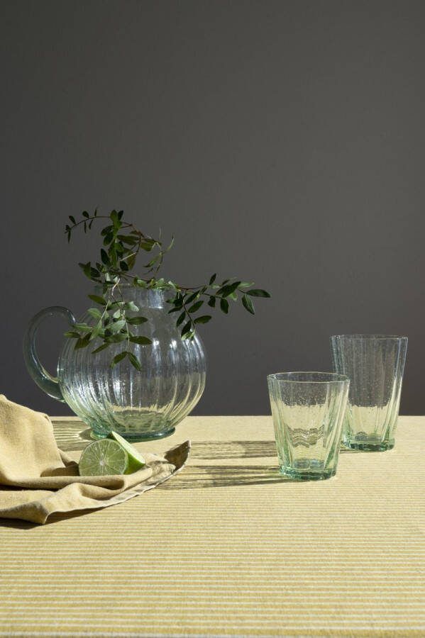 Laura Ashley Glass Collectables Waterglazen Mondgeblazen Groen 25 cl