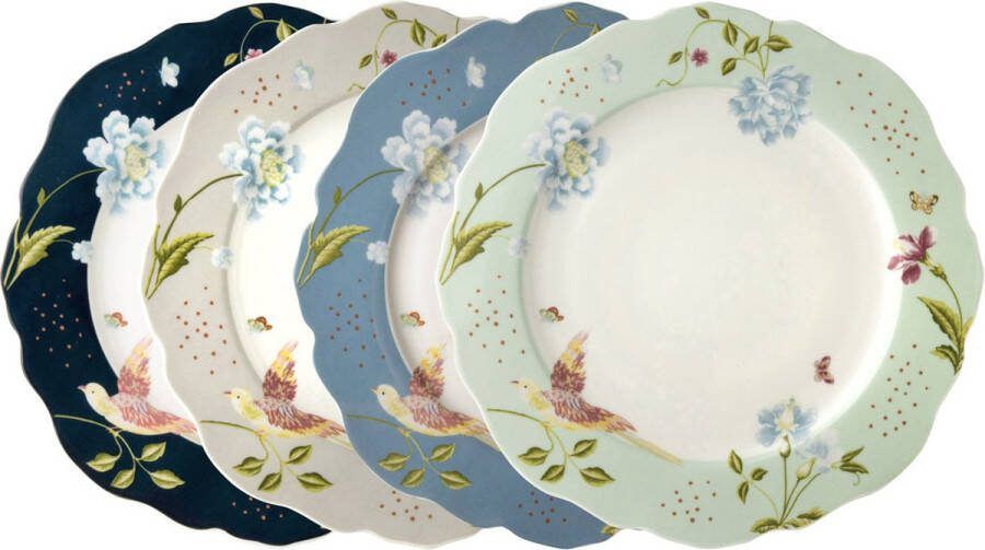 Laura Ashley Heritage Collectables Borden Giftset van 4 24 5 cm Assorti