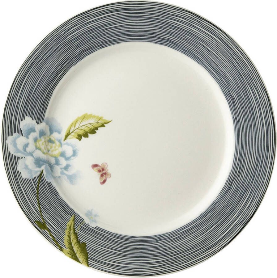 Laura Ashley Heritage Collectables Borden Plat Ø 20cm Midnight Pinstripe