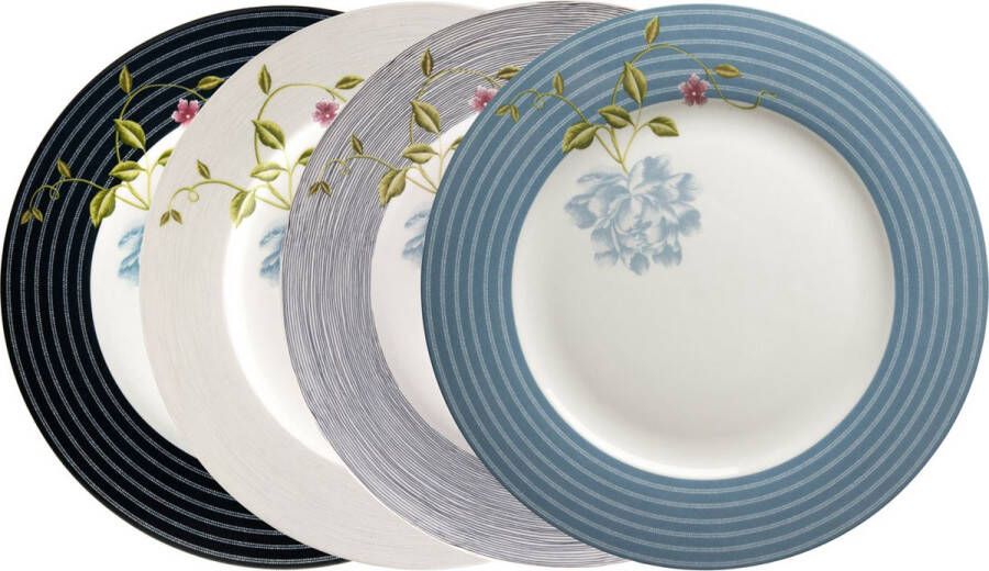 Laura Ashley Heritage Collectables Borden set van 4 Dinerborden Ø 26cm Assorti