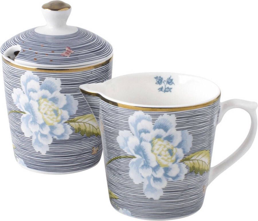 Laura Ashley Heritage Collectables Melkkan en Suikerpot Geschenkset