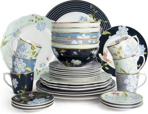 Laura Ashley Heritage Collectables Set 36 Delig Servies Assorti
